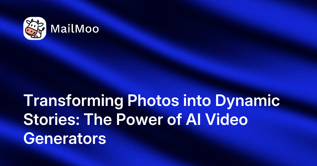 Transforming Photos into Dynamic Stories: The Power of AI Video Generators